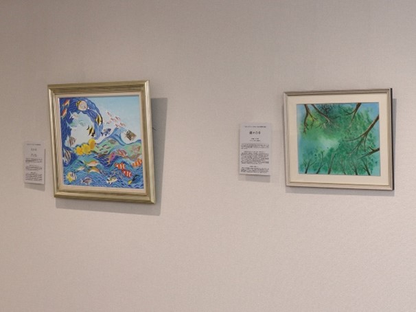 「2023パラアート TOKYO　第10回国際交流展」にて　「アデランス賞」受賞作品を本社で展示開始のサブ画像2_展示の様子