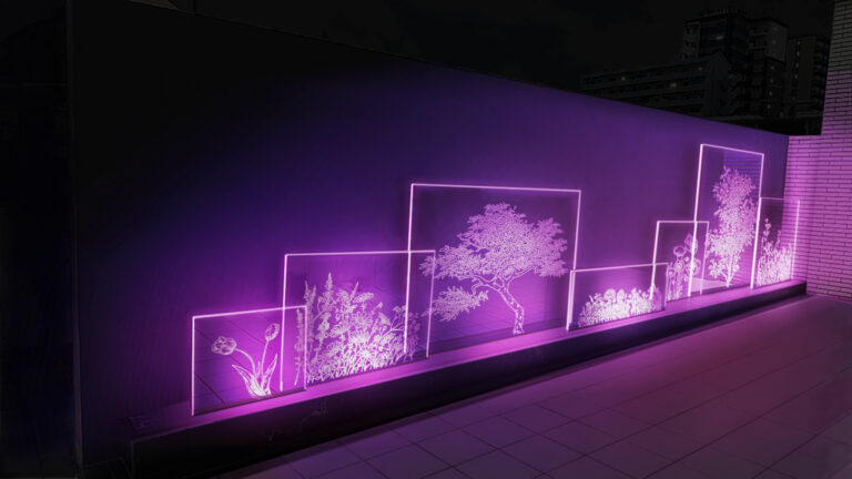 エントランスを彩るアクリルアートパネル 高級マンションに登場のメイン画像