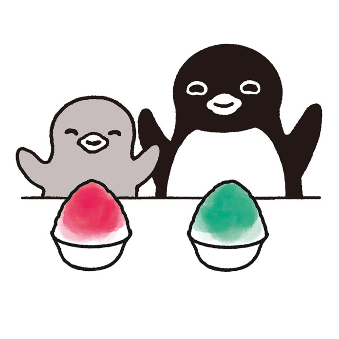 GO！GO！！柏！千葉県出身、Suicaのペンギンの作者でイラストレーターの坂崎千春の版画展『ペンギン喫茶・夏のおやつの思い出』を柏高島屋で16日より開催。20日（日）は坂崎千春さんのサイン会も。のメイン画像