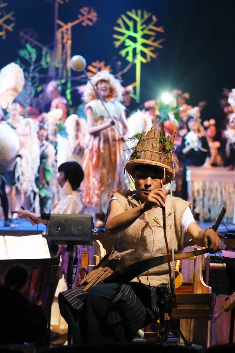 巨大・人力・立体アニメーションで国宝「日月四季山水図」の世界を舞台化！9/8（日）オルタナティブ民藝エンターテイメント「奥河内音絵巻」10周年。日本のオフ・ブロードウェイ「大阪・河内長野」から世界へ！のメイン画像