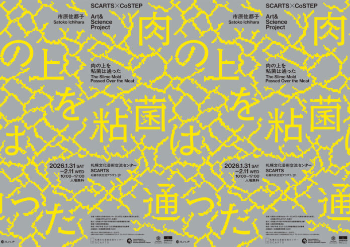 SCARTS×CoSTEPアート＆サイエンスプロジェクト　市原佐都子『肉の上を粘菌は通った』のメイン画像
