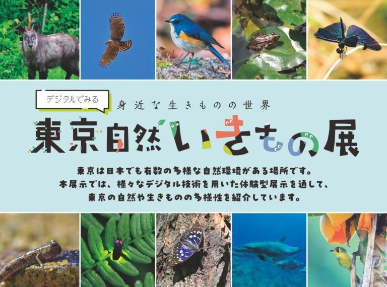 デジタルでみる東京自然いきもの展のメイン画像
