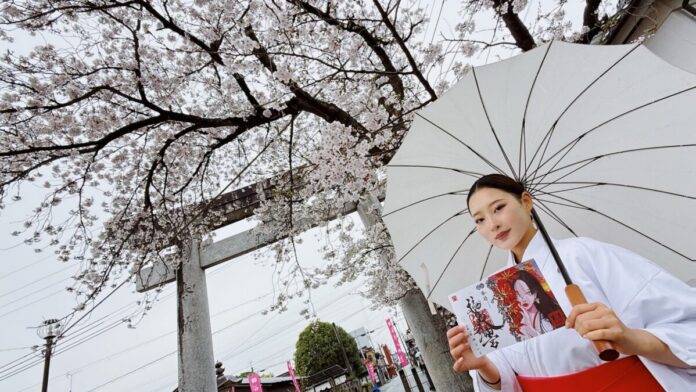 国際女性デー発の御朱印、頒布開始 桜の福島八幡宮で初公開のメイン画像