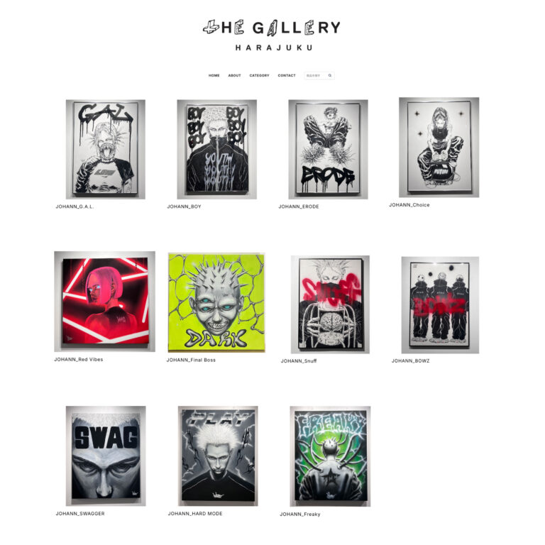 JOHANN SOLO EXHIBITION「PLAY」にて展示中の作品をECサイトにて販売開始！のメイン画像