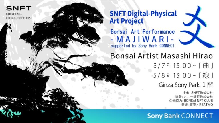 実物アート作品とデジタルコンテンツが紐づいた「SNFTデジタルフィジカルアート」を販売のメイン画像