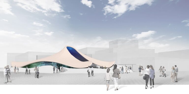 大阪・関西万博のシグネチャーパビリオン「いのち動的平衡館」の建物外観に「構造色インクジェット技術」が採用のメイン画像