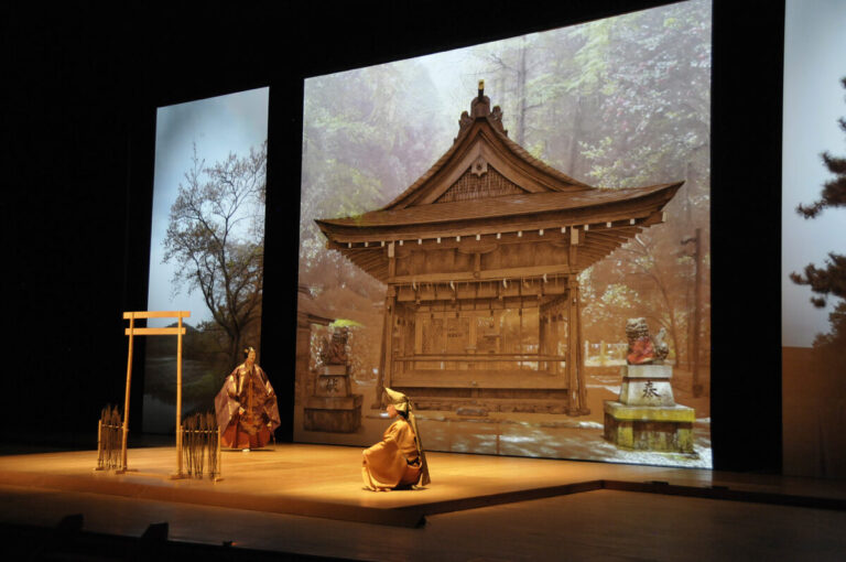 [能楽×現代美術〜ヤマガミユキヒロが描く幽玄の世界〜]佐賀県神埼市はんぎーホールにて、能楽と映像が融合した公演を開催。能の世界観・伝統文化をわかりやすく発信。【2026年2月28日（土）開催】のメイン画像
