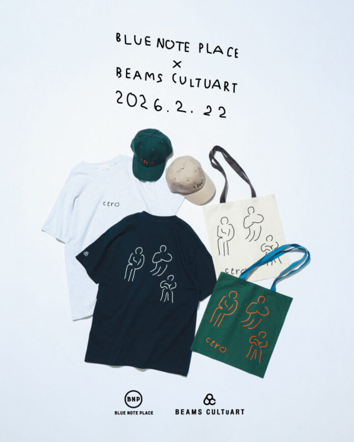 〈BEAMS CULTUART〉が「BLUE NOTE PLACE」とのコラボレーション企画を記念した『cero』のグッズをプロデュース。アーティスト・平山昌尚の描き下ろしアートワークを投影。のメイン画像