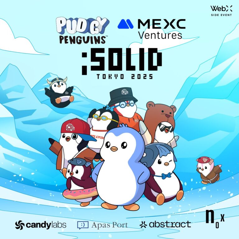 Apas Port、Pudgy Penguins公式イベント『;SOLID』にスポンサー参加のメイン画像
