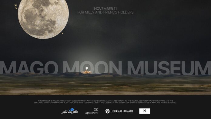 現代アーティスト長坂真護、オンラインミュージアム「MAGO Moon Museum」を11月11日に開館のメイン画像