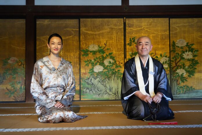 冨永愛 いけばなを初体験！いけばな発祥の花の寺 京都・大覚寺へ！のメイン画像