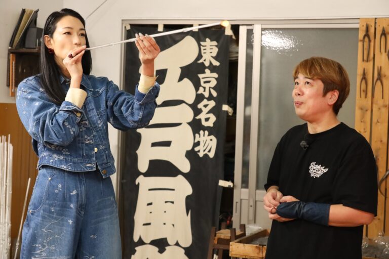 【ＢＳ日テレ】冨永愛 過去最高難易度の技に悪戦苦闘！江戸風鈴の涼やかな音色を生み出す極意とはのメイン画像