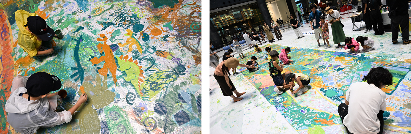 グランフロント大阪 「ART SCRAMBLE」 第8弾 展示スタートのサブ画像4_ワークショップの様子