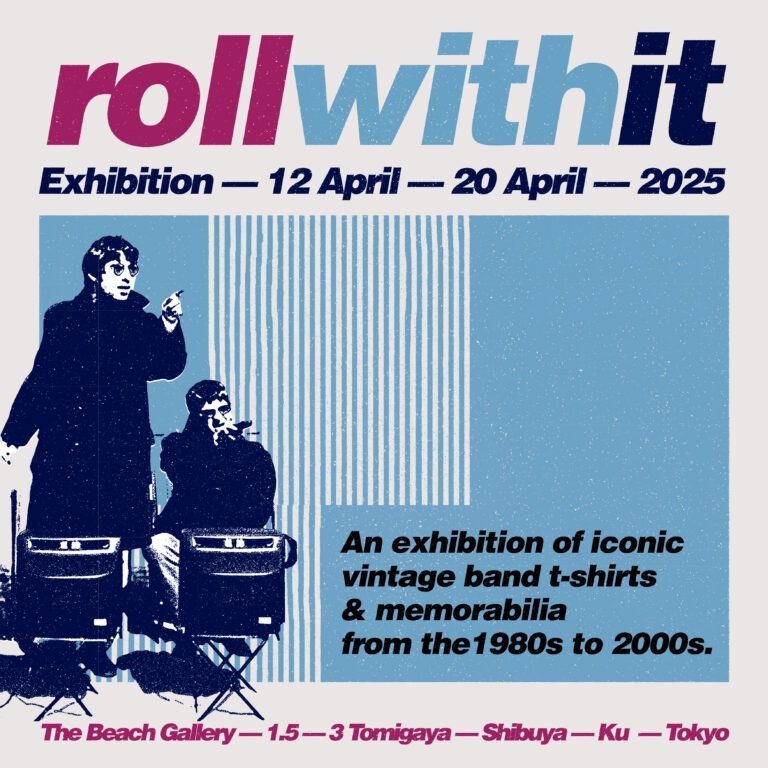 渋谷・富ヶ谷のThe Beach Galleryにて、1980-00'sのUKミュージック・シーンをベースにしたヴィンテージTシャツ、ポスターの展覧会が開催決定！貴重なコレクションをお見逃しなく！のメイン画像