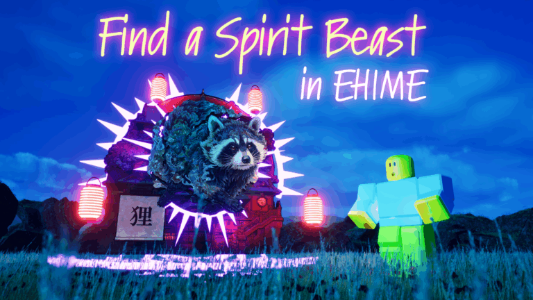 愛媛を舞台にAI霊獣と対話するアート×ゲーム×地域連携プロジェクト「Find a Spirit Beast in EHIME」をROBLOXにて公開！のメイン画像