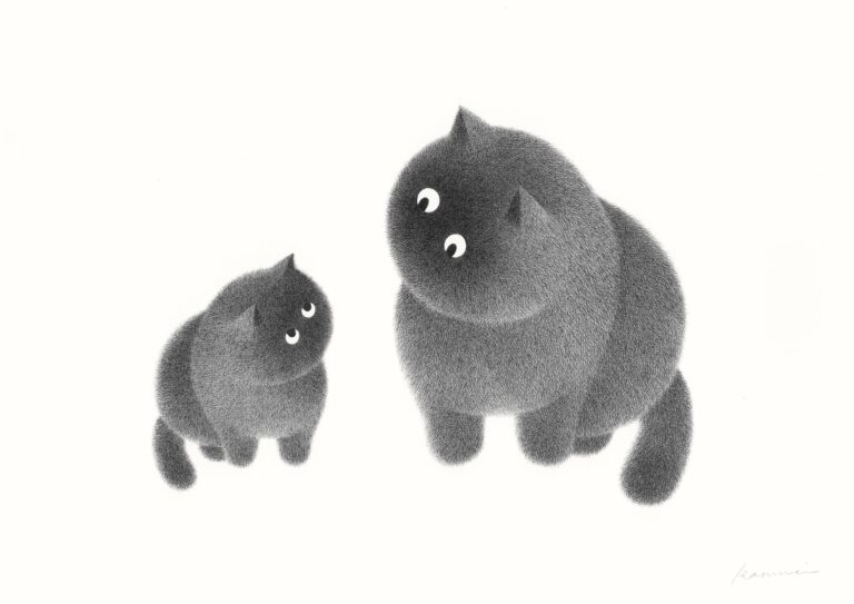 モフモフで自由な猫の世界、カムウェイ・フォン個展が日本で開催のメイン画像