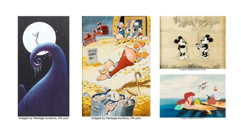 『ミッキー・マウス』や『ナイトメアー・ビフォア・クリスマス』などディズニーの貴重な歴史的名作が多数出品、ヘリテージ・オークションズ ディズニーアートの世界®オークションを開催のメイン画像
