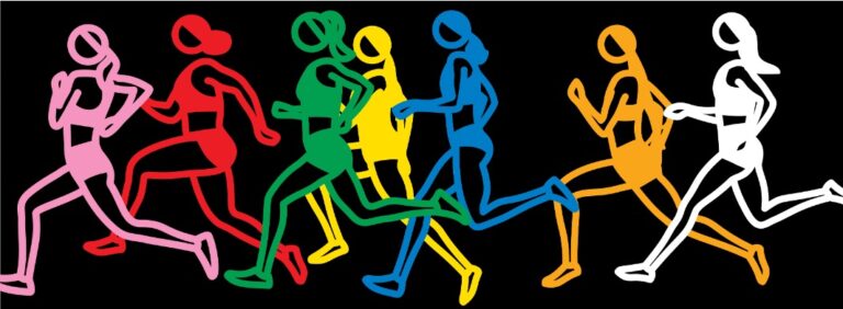 ＜GINZA SIX 新作アート＞ジュリアン・オピーの最新作「Marathon. Women.」のメイン画像