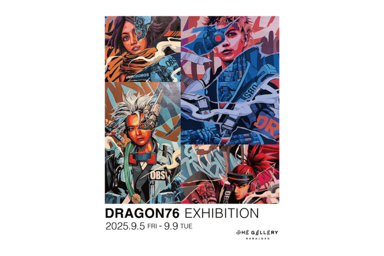 ニューヨークを拠点に世界で活躍するアーティスト「DRAGON76」の個展がtHE GALLERY HARAJUKUにて開催!のメイン画像