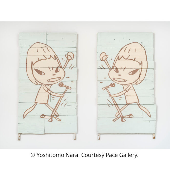 Created with GIMP 【UESHIMA MUSEUM】奈良美智《Hey! Ho! Let’s Go!》(2011)常設展示開始のメイン画像