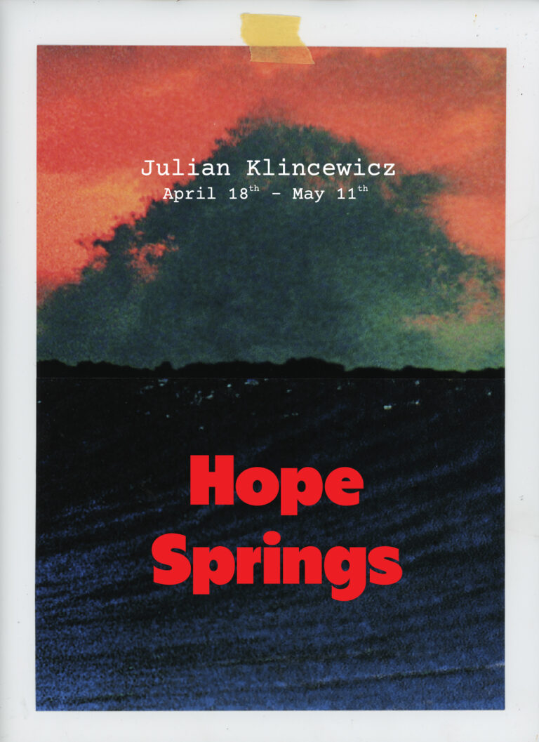 【RHC ロンハーマン】"HOPE SPRINGS"と題した Julian Klincewiczの新たなアート展示会が4/18(金)より開催！のメイン画像