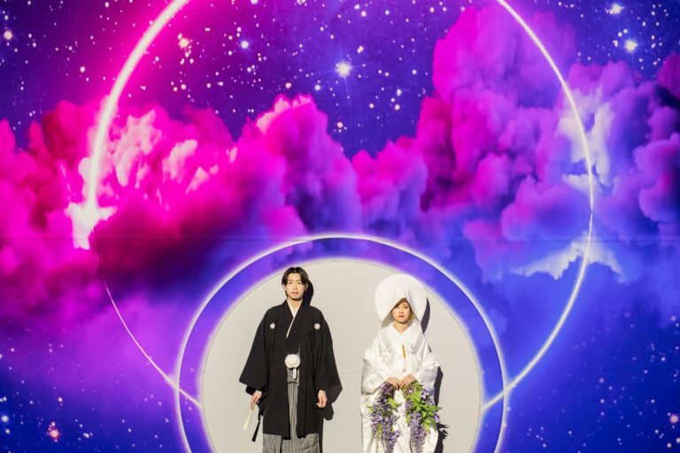 「和婚スタイル」×「コニカミノルタプラネタリアTOKYO」和装のウエディングフォトプラン販売開始！2024年12月1日(日)よりのメイン画像