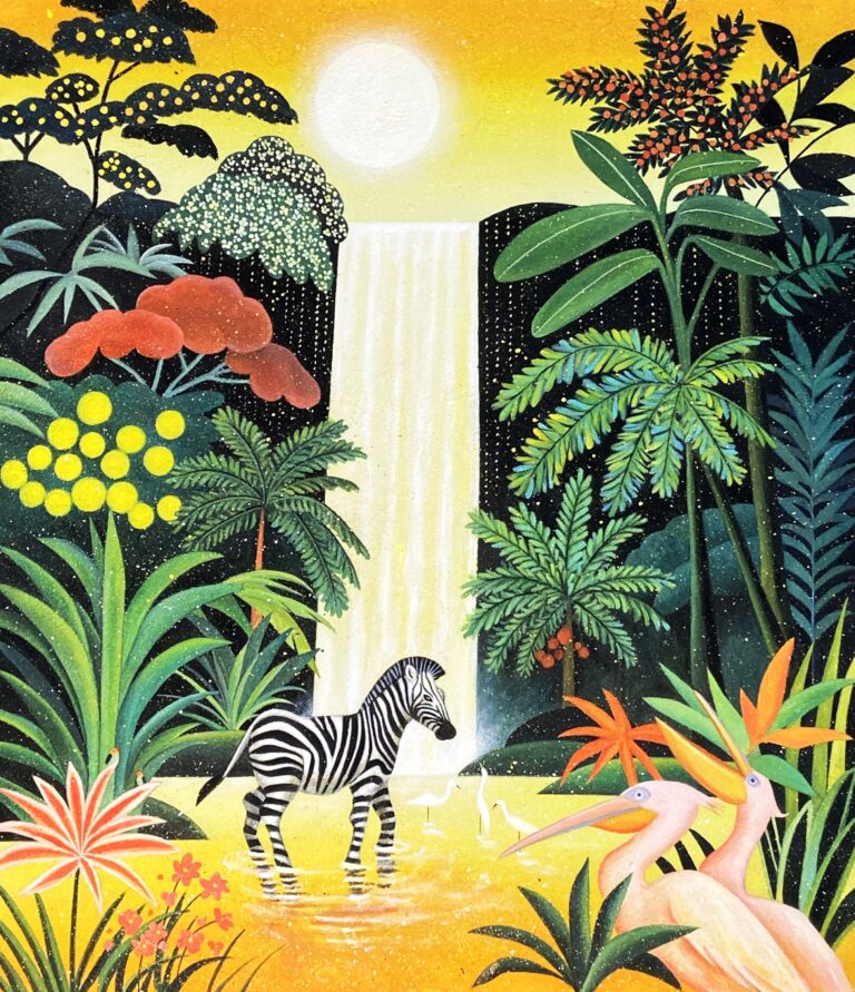 【阪神梅田本店】きらめく絵肌で“楽園”をテーマに描く画家、長沼 慧の大阪で初の個展を開催します。のメイン画像