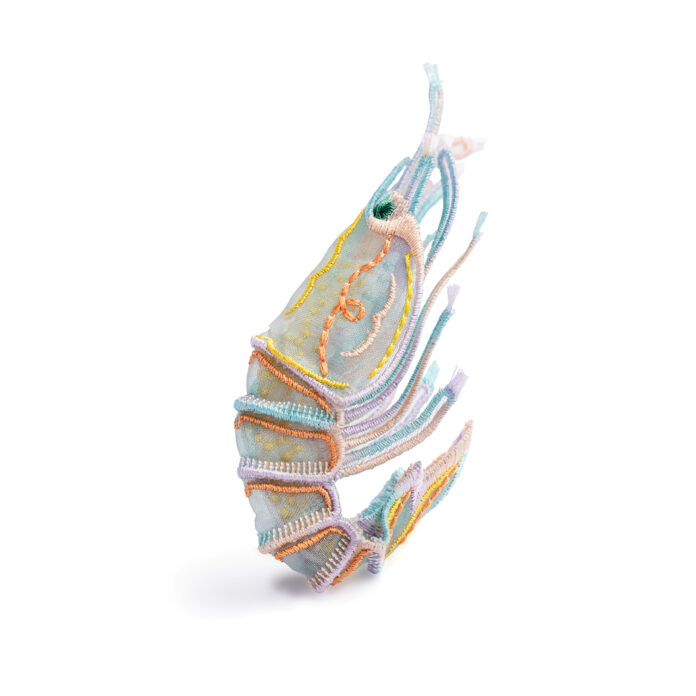 刺繍×折り紙の革新——NANA WATANABE「Shrimps」ピアス・イヤリングで、世界最大級のデザイン賞“A' Design Award”授賞式に参加のメイン画像