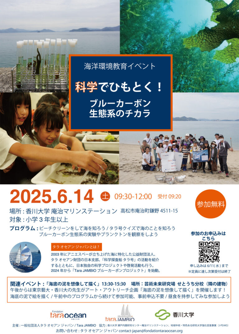 香川県庵治で「海」とふれあう1日！科学で学ぶブルーカーボン生態系＆アート体験イベントを6月14日開催のメイン画像
