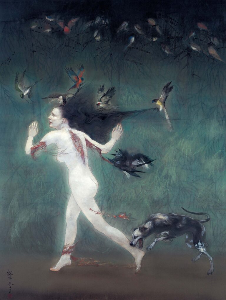 12年の沈黙を破り、松井冬子「懼怖（おそれ）の時代」展 2025年3月14日に開幕。ブリタニカ百科事典が選ぶ“地獄の十景”――《終極にある異体の散在》、特別展示決定。のメイン画像