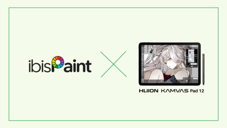 世界累計5.6億ダウンロードの「ibisPaint」がHUION「Kamvas Pad 12」にプリインストールのメイン画像