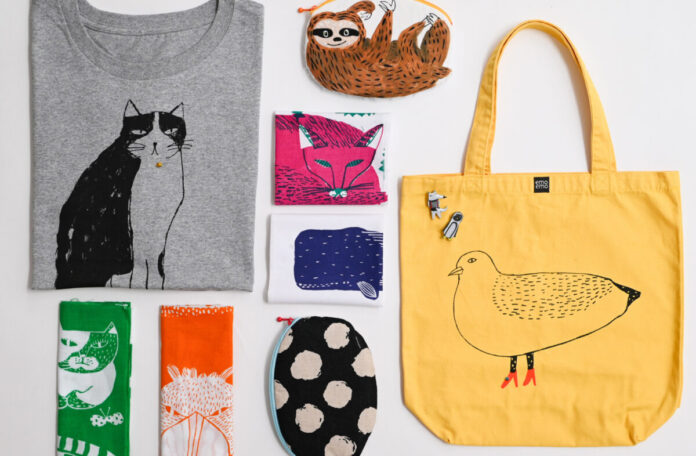 【広島】deux C(ドゥ・セー)広島T-SITE店限定で、emoemoのテキスタイル雑貨を販売するPOPUPイベントを開催。のメイン画像