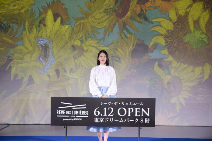 「RÊVE DES LUMIÈRES」（レーヴ・デ・リュミエール（光の夢））最新デジタルアート施設がついに本日6月12日（金）グランドオープン！ゲストとして松下奈緒さんが先行体験！のメイン画像