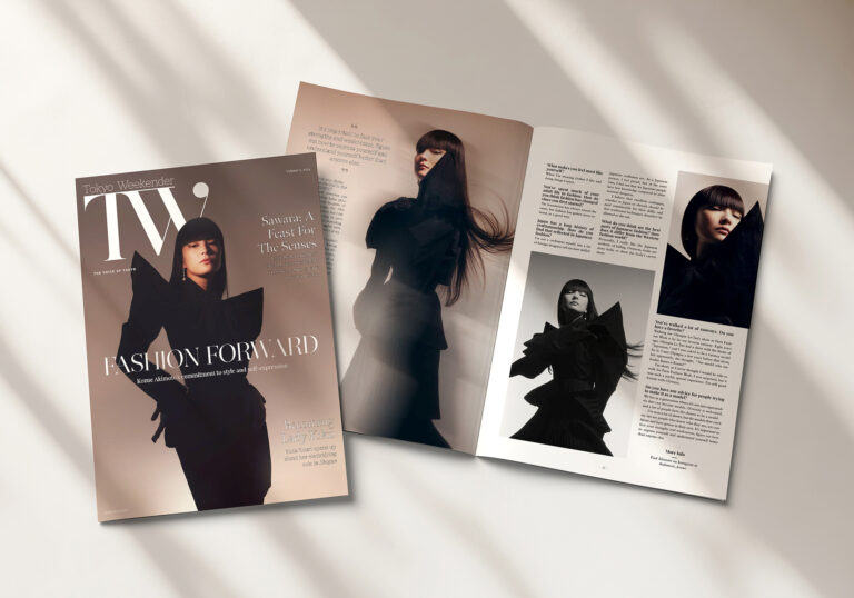 英字ライフスタイルマガジン【Tokyo Weekender】最新号 vol.5、11月29日(金)発行。表紙にはモデル・秋元梢が登場！のメイン画像