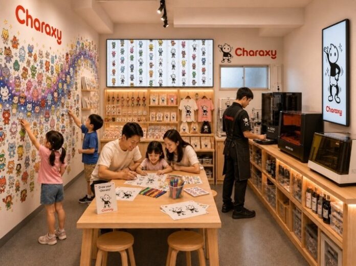 自分の絵が“ぷにもちシール”に。7/1 東京・南青山、オリジナルキャラグッズが作れる体験型ショップがオープン！七夕には、みんなでつくる「ぷにもち天の川」も出現のメイン画像