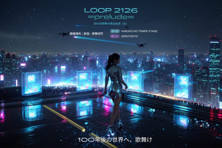 【2/10締切】歌舞伎町の体験型SFフェス「LOOP 2126 ∞prelude∞」アート部門（立体・インスタレーション）公募開始のメイン画像