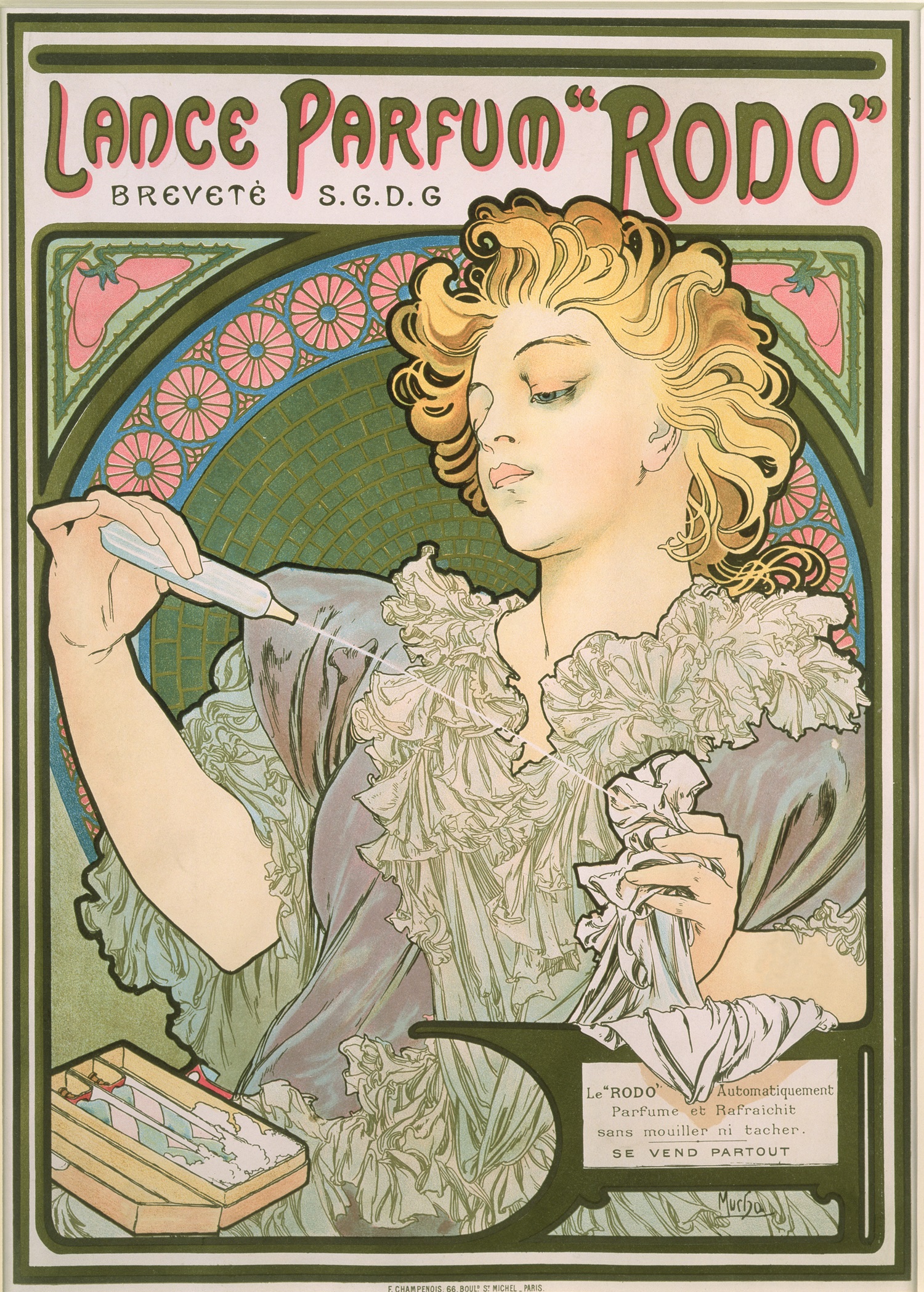 【MUCHA（ミュシャ）】ブランド1周年を記念したコレクションを発表。120年以上の時を超えて、ミュシャにとって1作目の広告ポスターである『ランスの香水：ロド』の現代版復刻ボトルを発売のサブ画像2