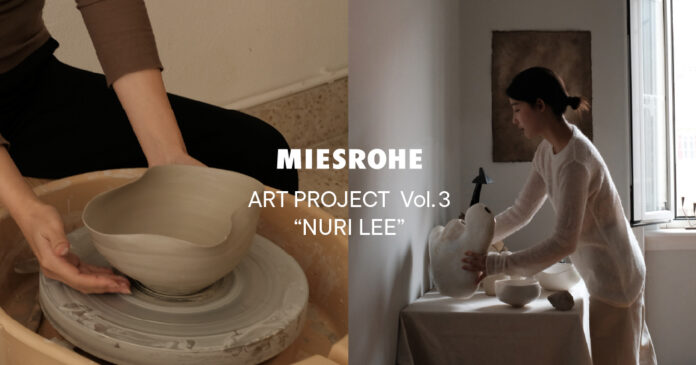 ＜MIESROHE＞アートプロジェクト第3弾は、初の海外アーティストとのコラボ！”Nuri Lee”とのコラボレーションアイテムを4月15日(水)より発売開始のメイン画像