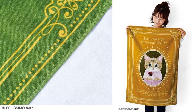 人気のシリーズ、猫を主役にした「童話の世界」の新作「猫が主役のマルチタオル」が「フェリシモ猫部™」から登場のサブ画像4