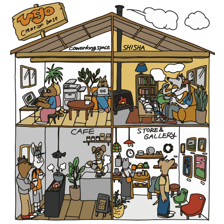 築50年の2階建て古民家を自ら改修した小さな複合店「ugo」 が札幌市に9月25日グランドオープンのメイン画像