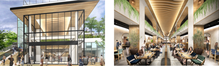 【岡山初】大型フードホールが2022年夏頃開業！商業・ヘルスケア施設棟に瀬戸内の名店が集結！～食・ウェルネス・カルチャー・アートすべてが詰まった「杜の街グレース」～のメイン画像