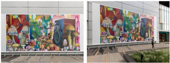 渋谷ヒカリエにて「ヒカリエデッキ　壁面アートプロジェクト」大野智史さんによる第１弾作品が、本日公開！のメイン画像
