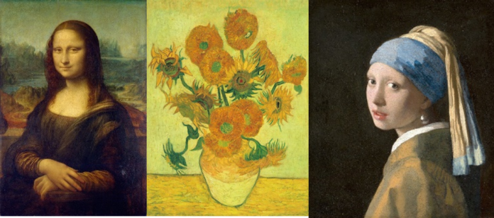 ソラリアプラザでは世界的名画をモチーフにしたコーディネートを展示「