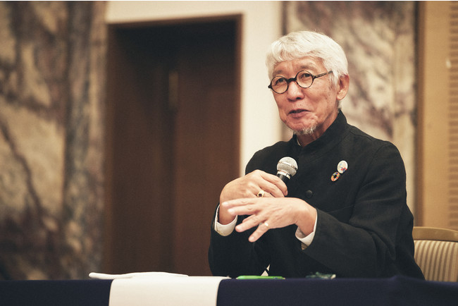アフター・コロナの地球と人間の生き方、社会の有り様をテーマにするシンポジウム「ecobeing Symposium2021-未来への羅針盤」記録出版プロジェクト始動のサブ画像3_基調講演で話す 一社）サステナブル経営推進機構 SuMPO理事長  京都大学特任教授　石田秀輝氏 ©︎ Misaki YANAGIHARA
