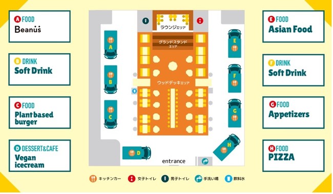東京駅八重洲口正面に「食の未来を考える」野外フードコート「Beeat!!八重洲」がグランドオープン10月8日（金）から期間限定でのサブ画像3