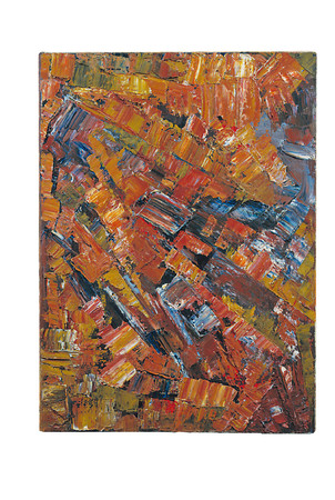 開館30周年記念 特別展 「限らない世界 ／ 村上三郎」 2021/12/4(土)－2022/2/6(日)まで開催　芦屋市立美術博物館のサブ画像2_村上三郎　《作品》　1953年　油彩、カンヴァス 　 大阪中之島美術館蔵