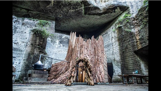 地下空間体験「UnderMuseumChallenge01GATE」巨大地下空間にサウナ型アートインスタレーション《元気炉》が出現！のサブ画像2