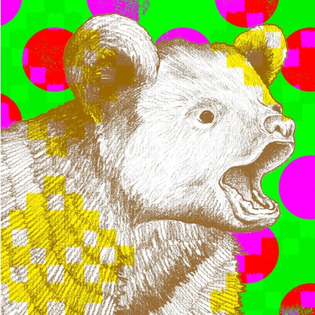 アーティストD[di:]がNFTアート「viviDanimals」をリリース。のサブ画像3_Screaming Bear