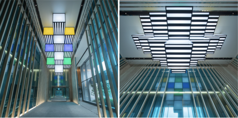 天神ビジネスセンターへモダンアートの巨匠ダニエル・ビュランの作品を導入！のメイン画像