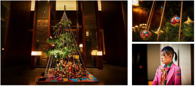 2021年 アンダーズ 東京のクリスマスツリー「WA-YO Fusion Christmas Tree」　51階 ホテルロビーに登場「異なる文化の融合」と「新たな未来の創造」を表現のメイン画像